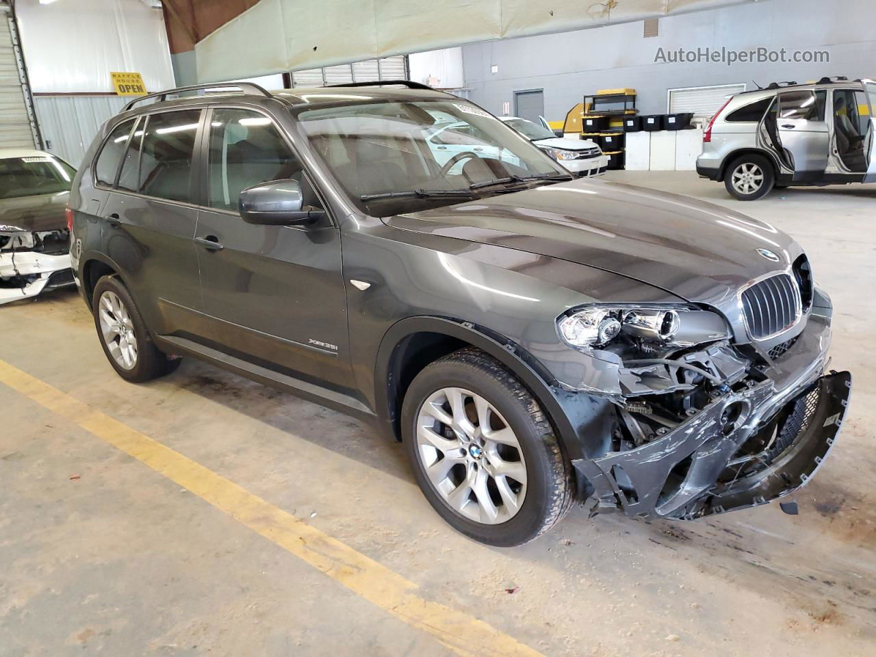 2012 Bmw X5 Xdrive35i Gray vin: 5UXZV4C53CL745110