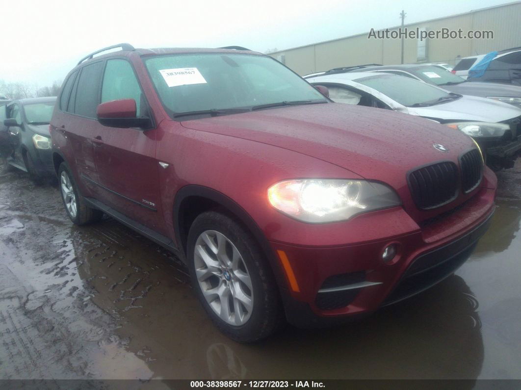 2012 Bmw X5 Xdrive35i/xdrive35i Premium/xdrive35i Sport Activity Burgundy vin: 5UXZV4C53CL745530