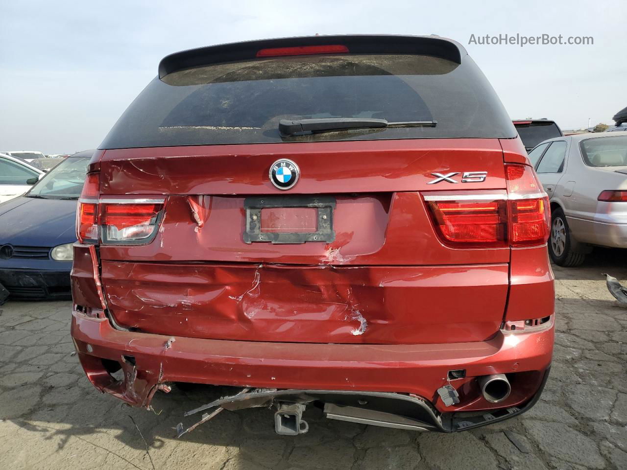 2012 Bmw X5 Xdrive35i Burgundy vin: 5UXZV4C53CL749027