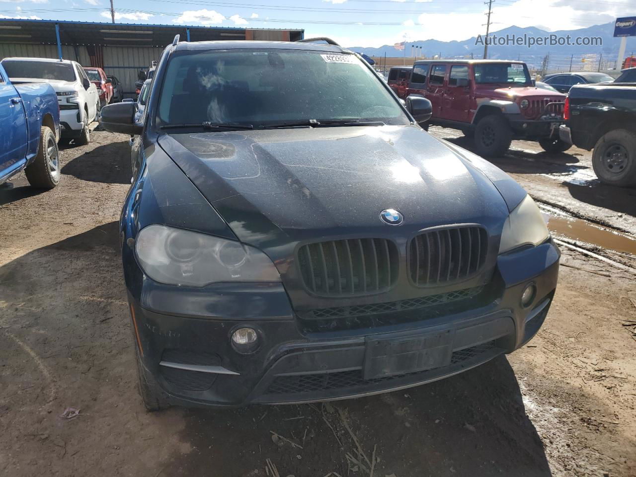 2012 Bmw X5 Xdrive35i Black vin: 5UXZV4C53CL749044