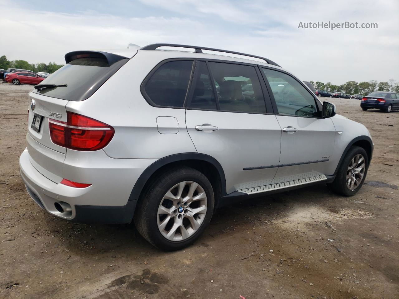 2012 Bmw X5 Xdrive35i Silver vin: 5UXZV4C53CL750193