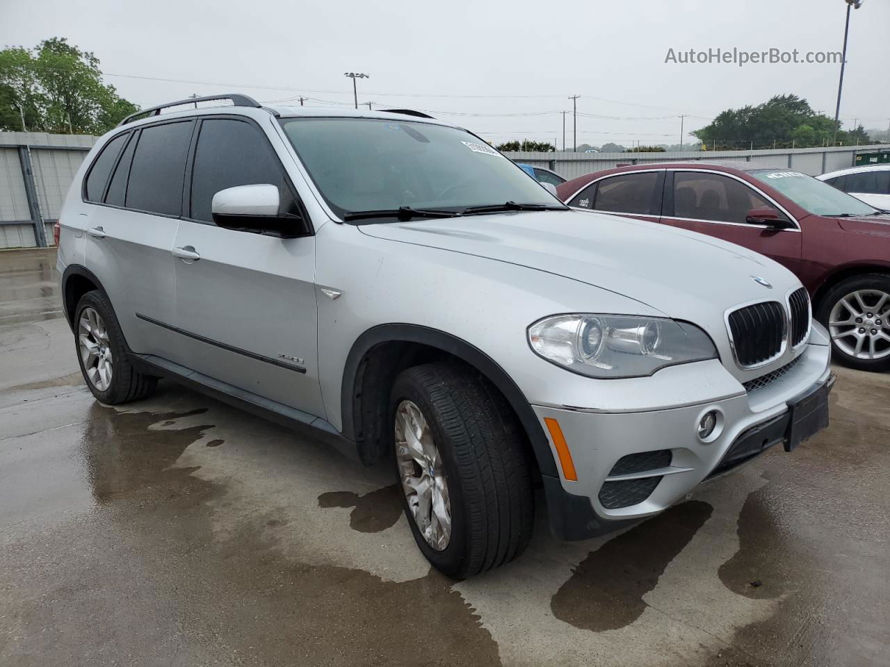 2012 Bmw X5 Xdrive35i Silver vin: 5UXZV4C53CL750341