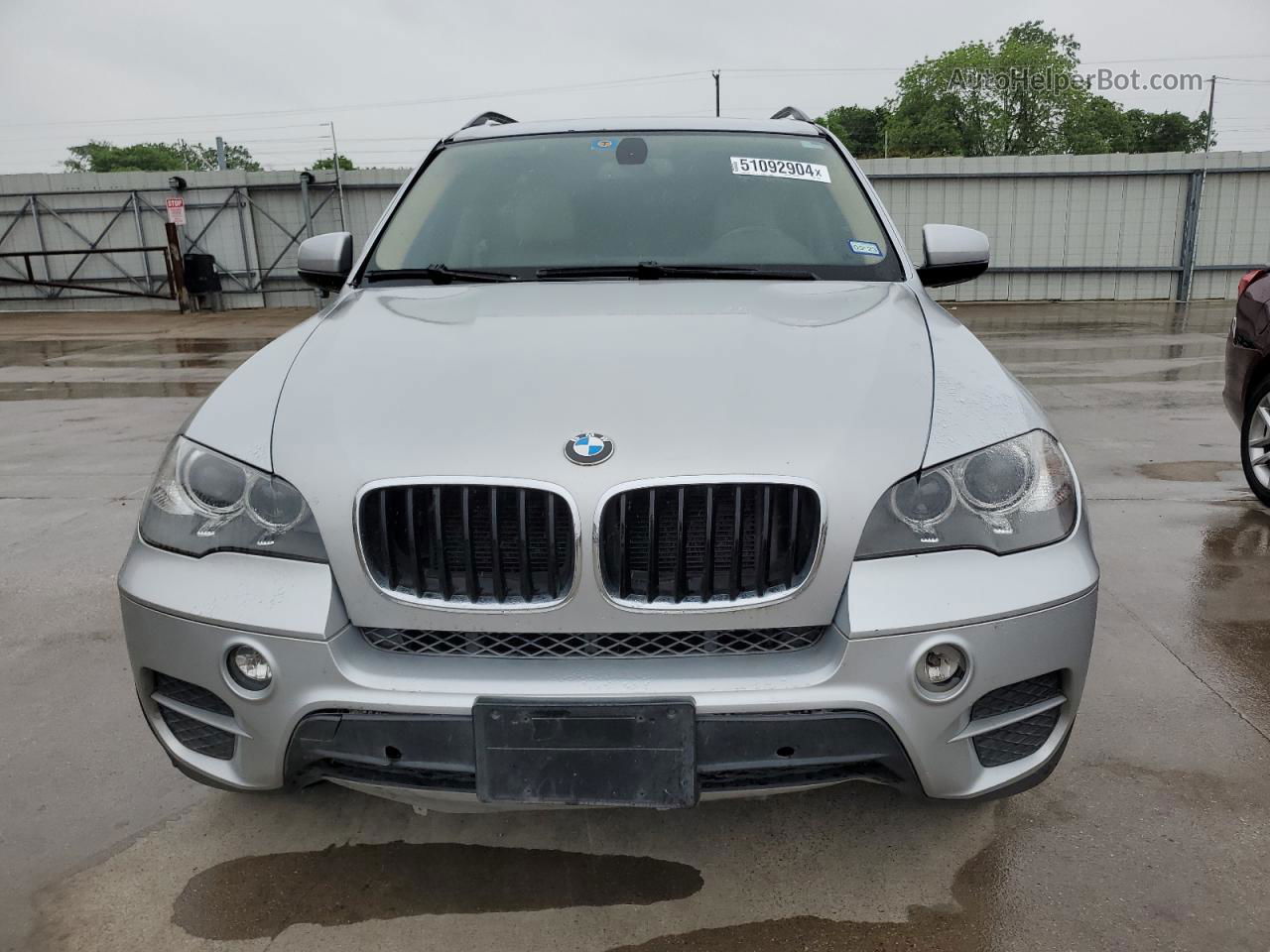 2012 Bmw X5 Xdrive35i Silver vin: 5UXZV4C53CL750341