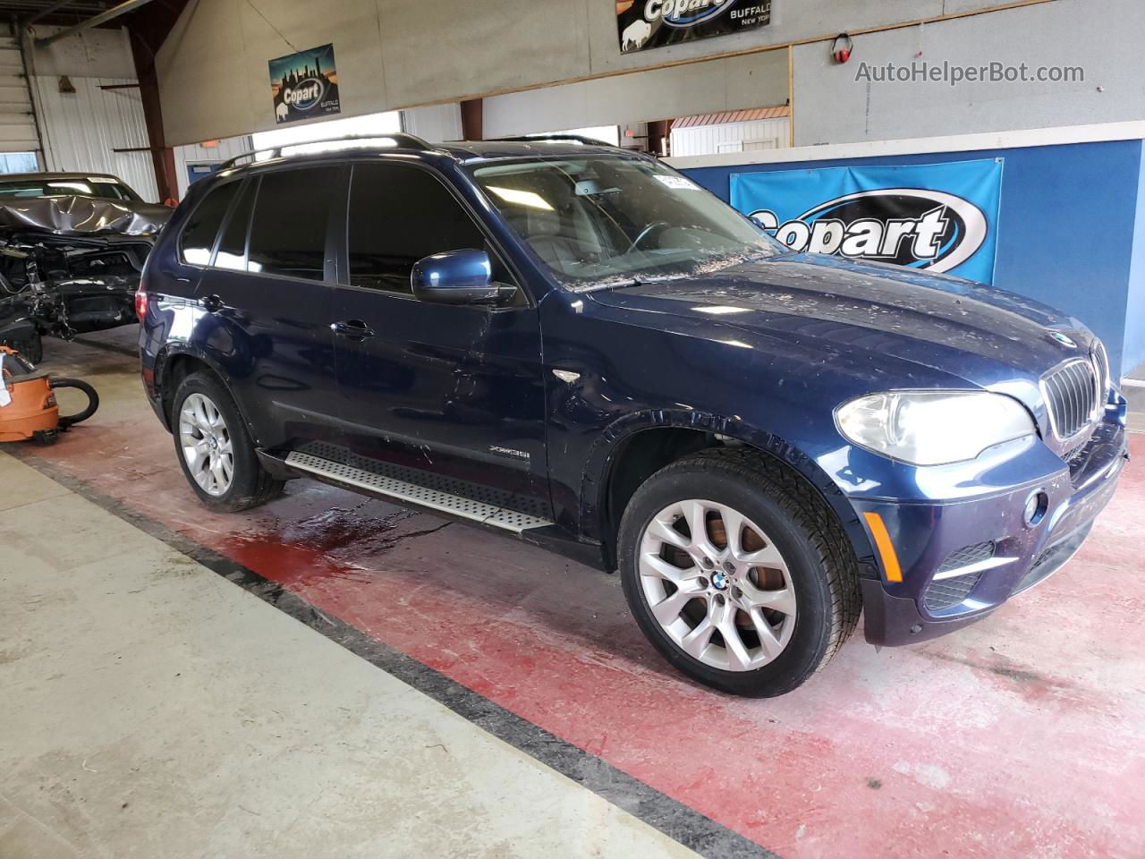 2012 Bmw X5 Xdrive35i Blue vin: 5UXZV4C53CL753045