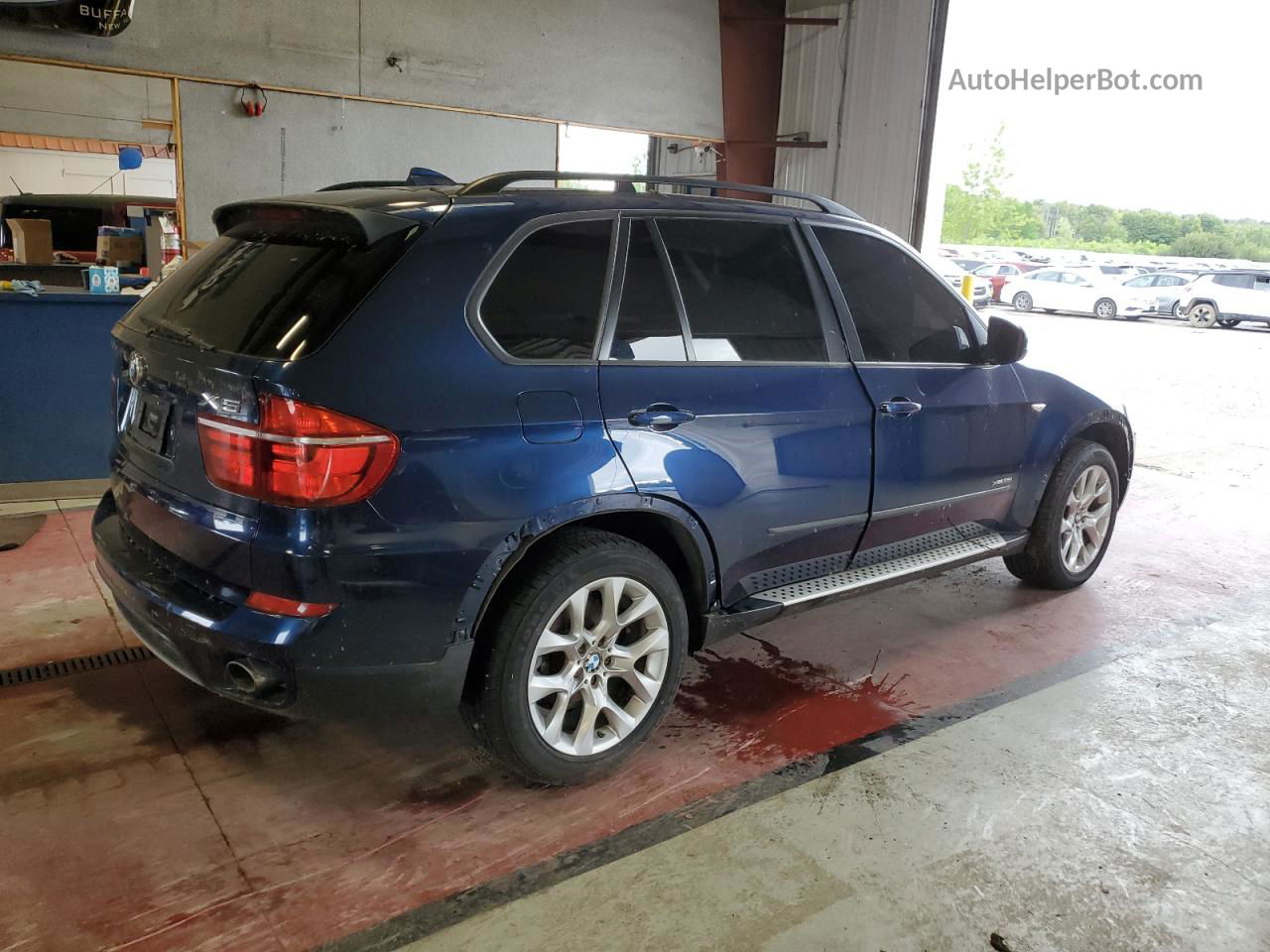 2012 Bmw X5 Xdrive35i Blue vin: 5UXZV4C53CL753045