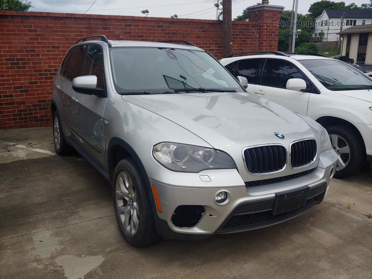 2012 Bmw X5 Xdrive35i Silver vin: 5UXZV4C53CL760738