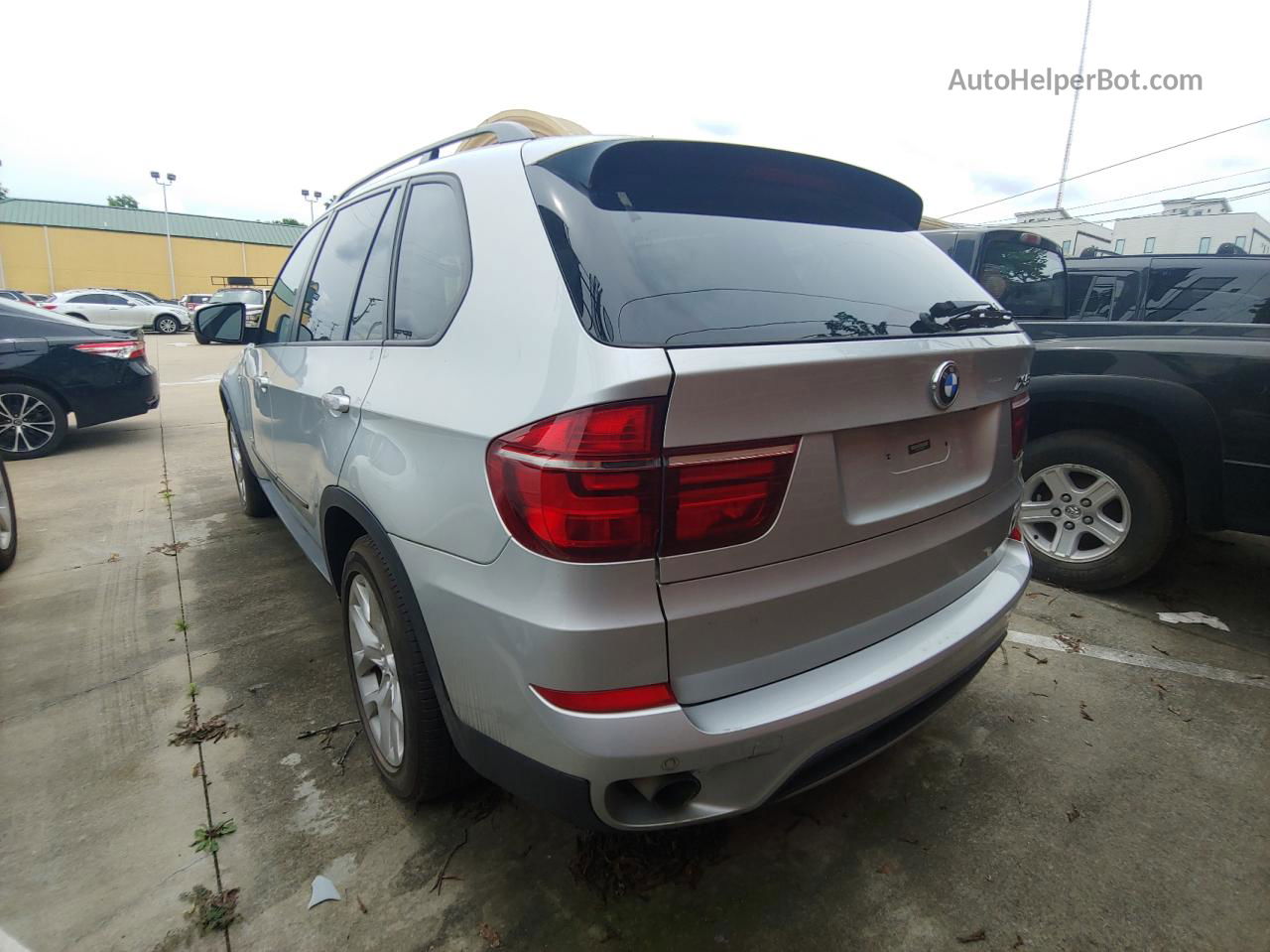 2012 Bmw X5 Xdrive35i Silver vin: 5UXZV4C53CL760738