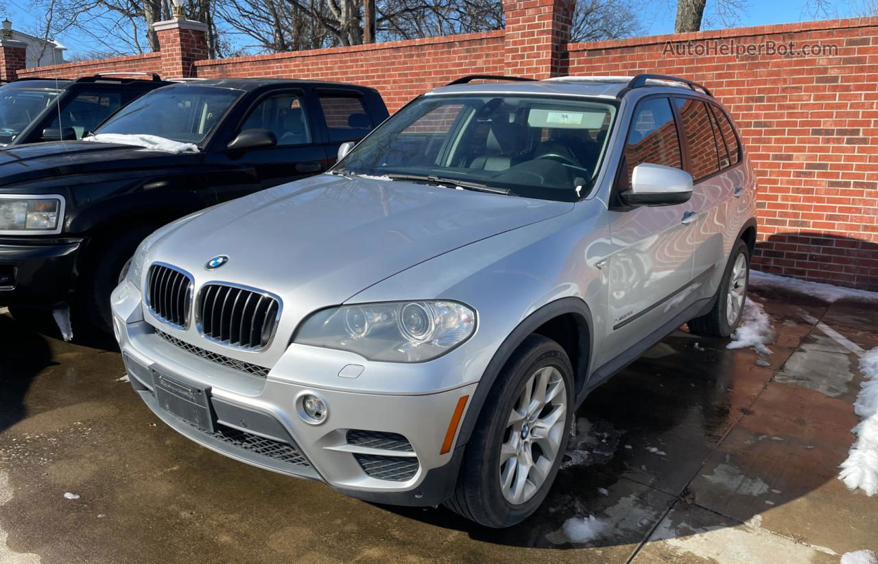 2012 Bmw X5 Xdrive35i Silver vin: 5UXZV4C53CL760738