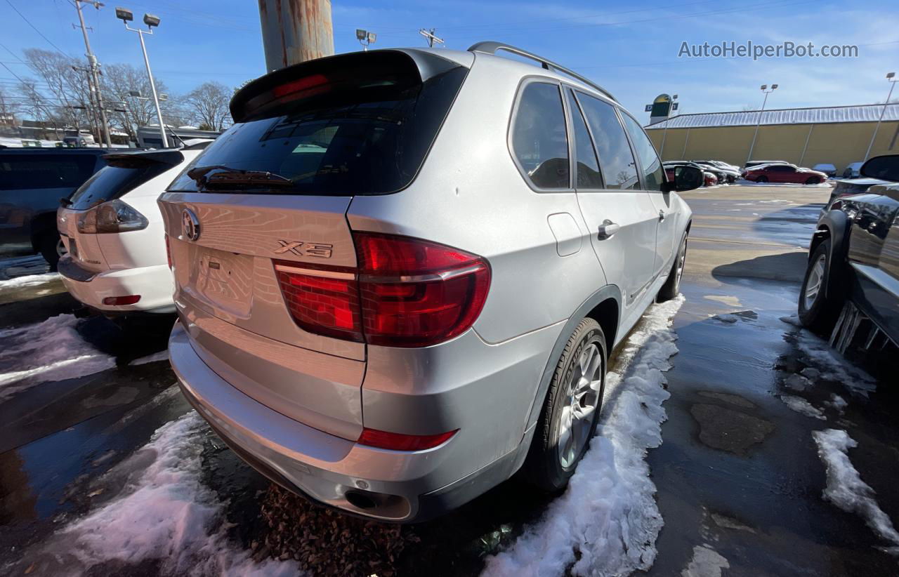 2012 Bmw X5 Xdrive35i Silver vin: 5UXZV4C53CL760738