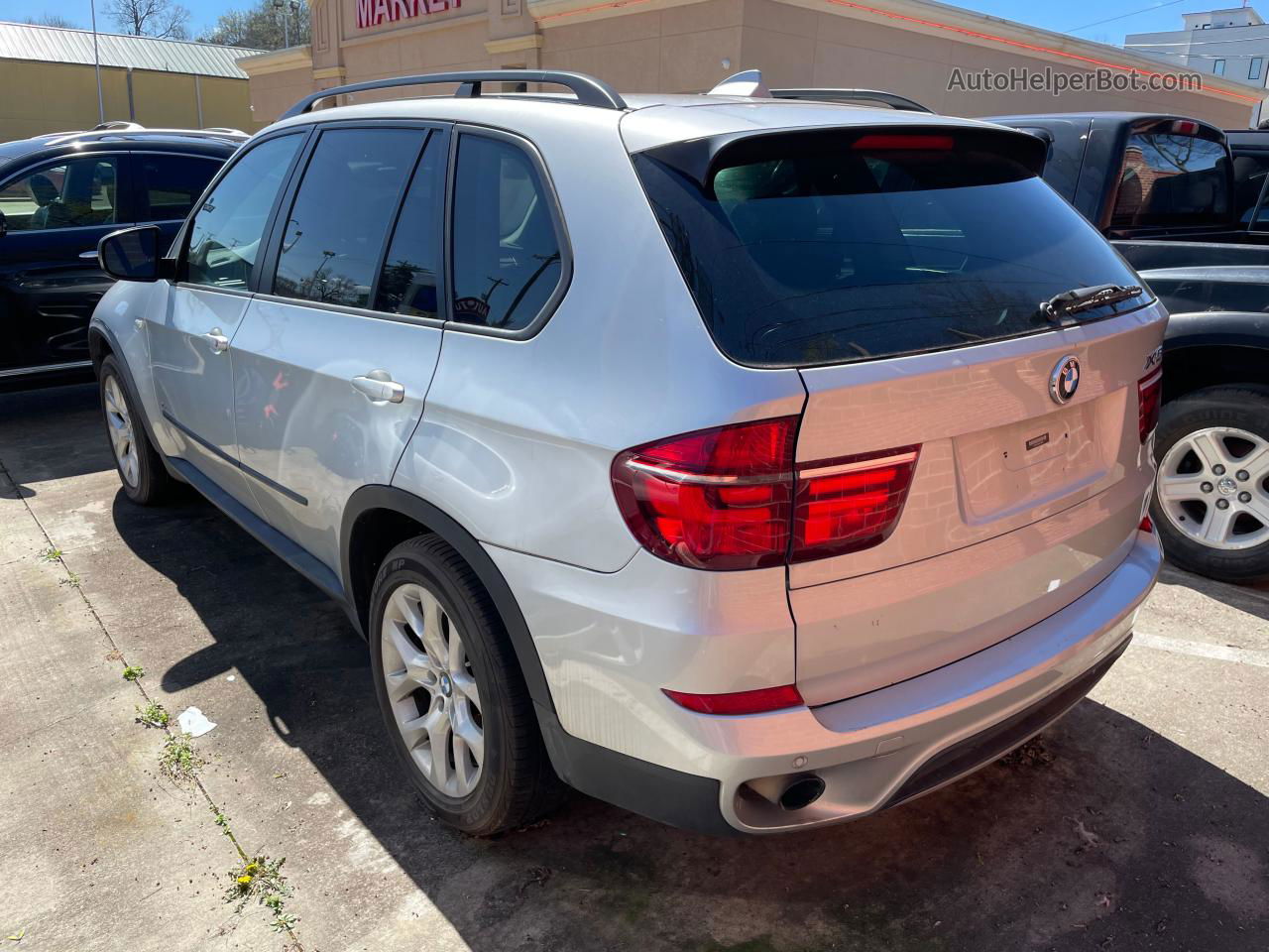 2012 Bmw X5 Xdrive35i Silver vin: 5UXZV4C53CL760738