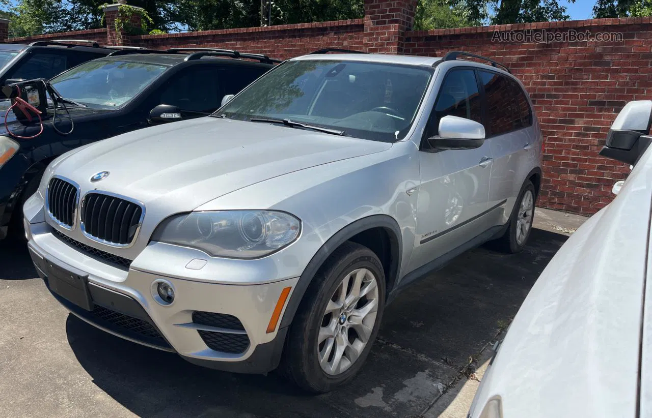 2012 Bmw X5 Xdrive35i Silver vin: 5UXZV4C53CL760738