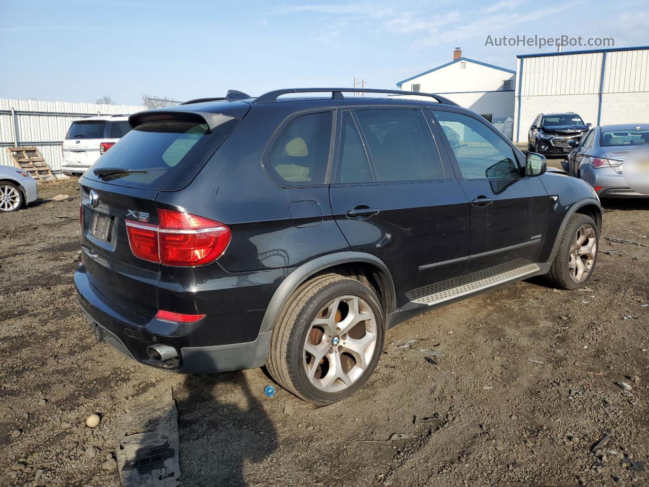 2012 Bmw X5 Xdrive35i Black vin: 5UXZV4C53CL761341