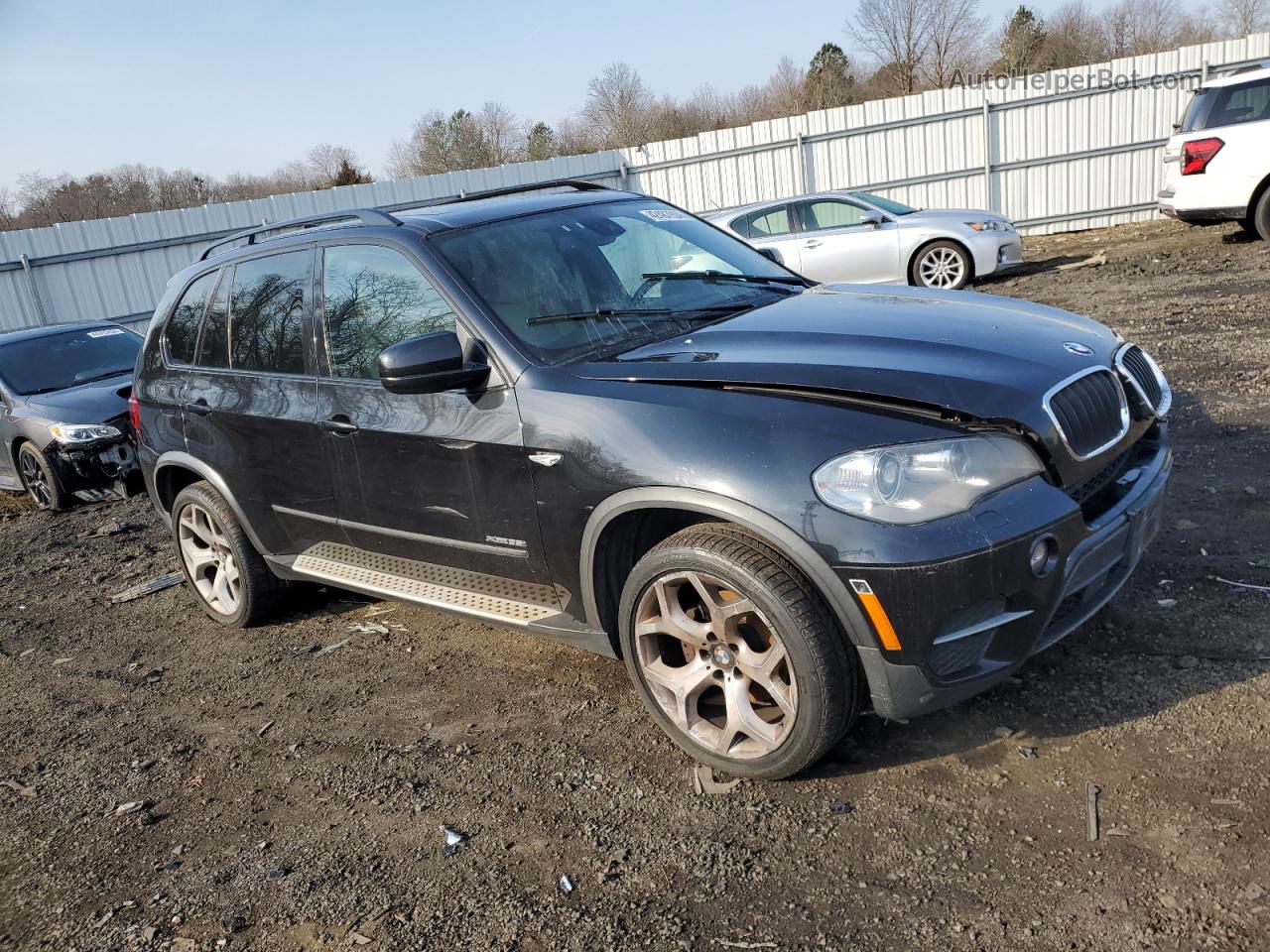 2012 Bmw X5 Xdrive35i Black vin: 5UXZV4C53CL761341