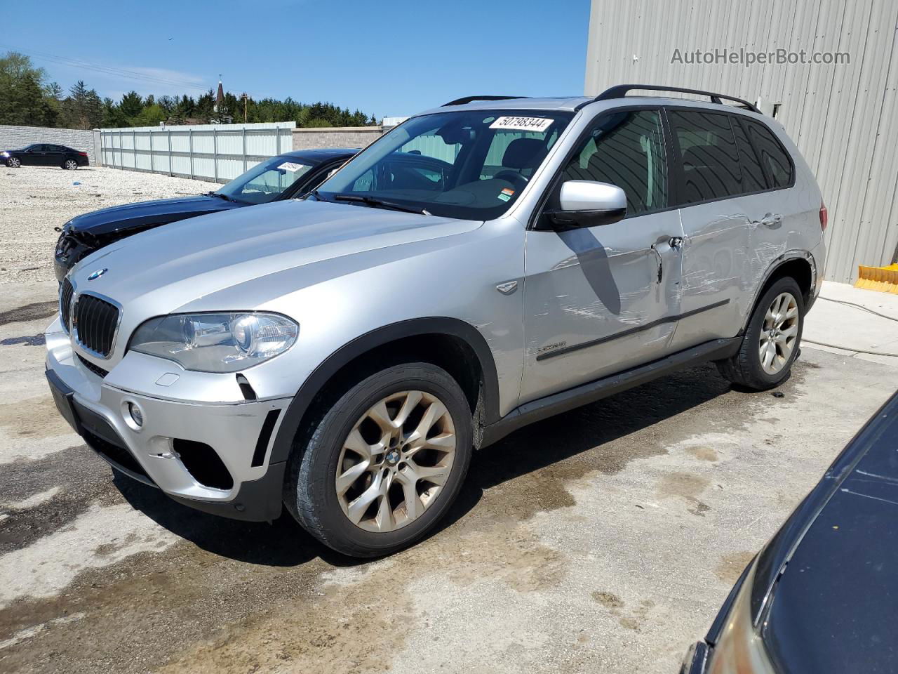 2012 Bmw X5 Xdrive35i Серебряный vin: 5UXZV4C53CL761517