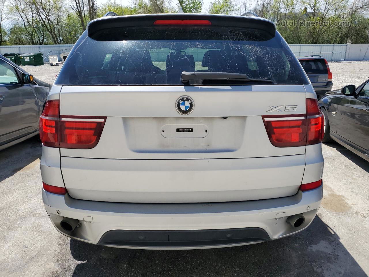 2012 Bmw X5 Xdrive35i Silver vin: 5UXZV4C53CL761517