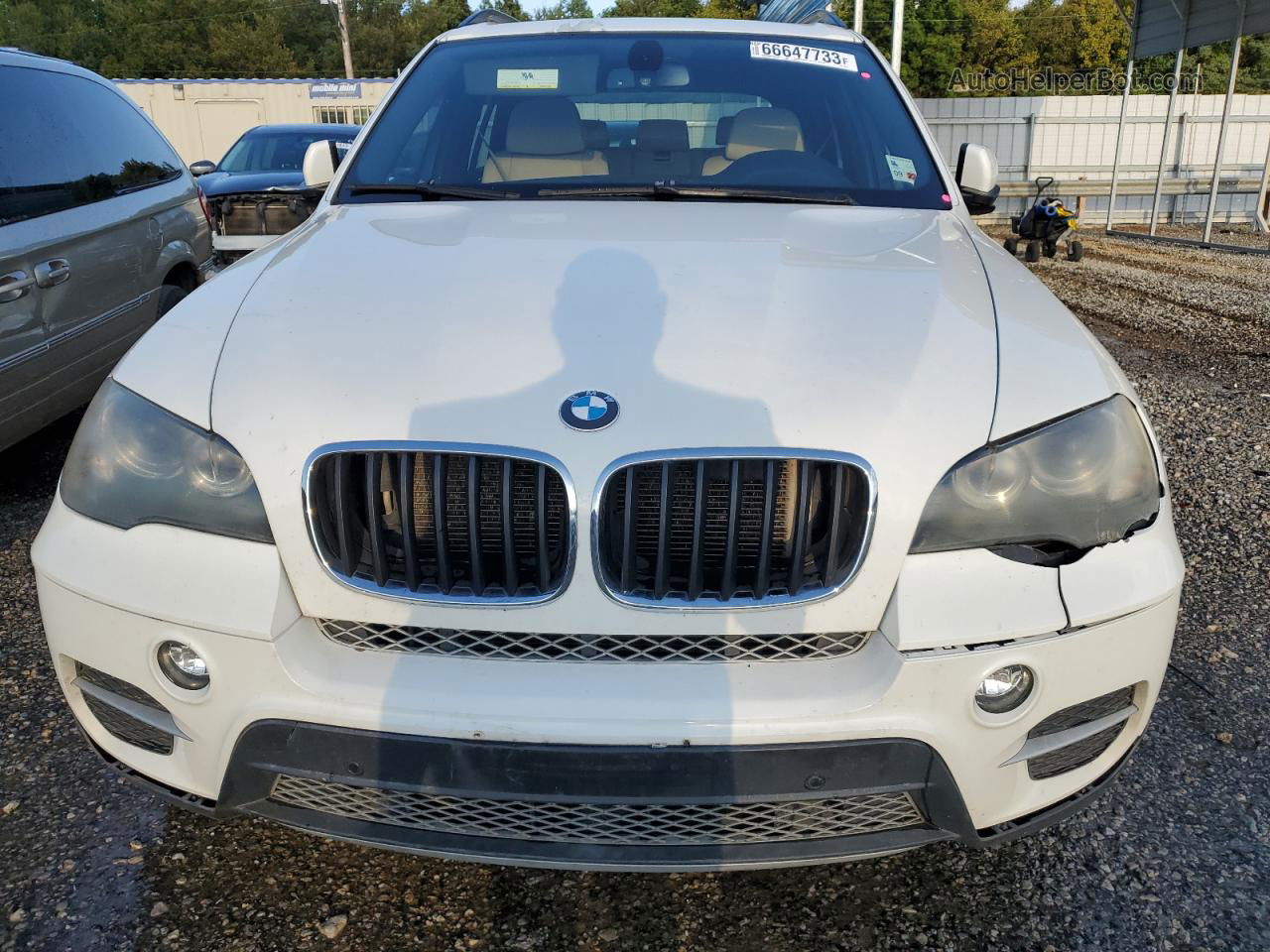 2011 Bmw X5 Xdrive35i White vin: 5UXZV4C54BL402045