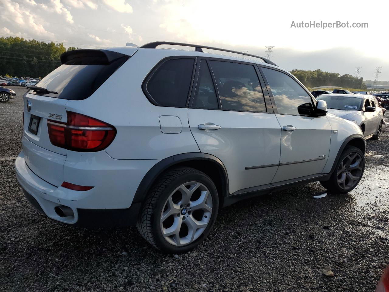 2011 Bmw X5 Xdrive35i White vin: 5UXZV4C54BL402045