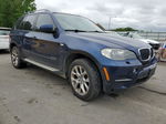 2011 Bmw X5 Xdrive35i Blue vin: 5UXZV4C54BL405348