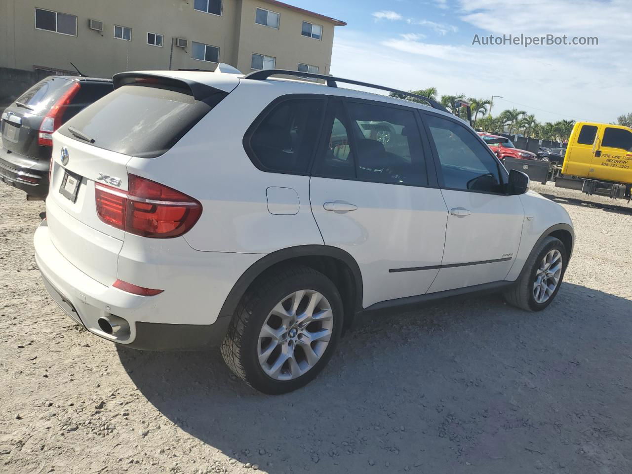 2011 Bmw X5 Xdrive35i White vin: 5UXZV4C54BL410338