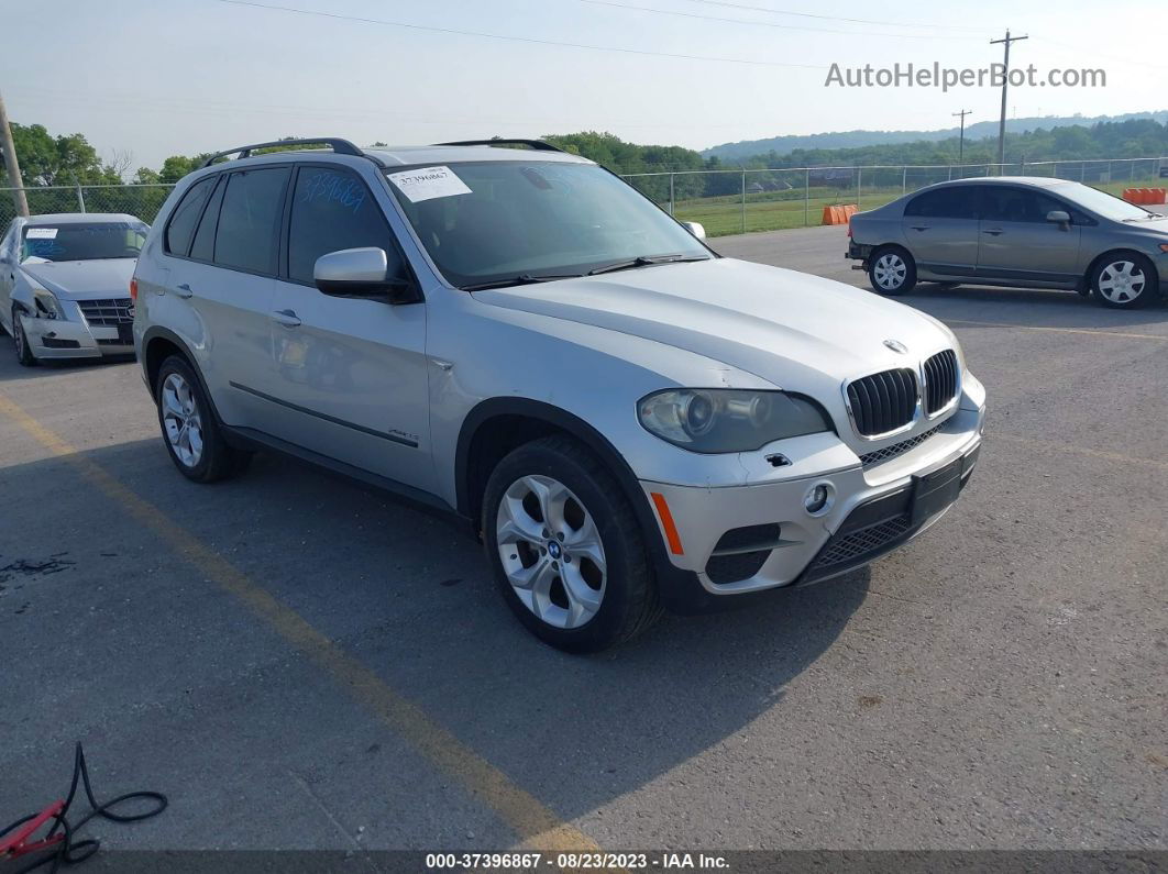 2011 Bmw X5 35i Silver vin: 5UXZV4C54BL413532