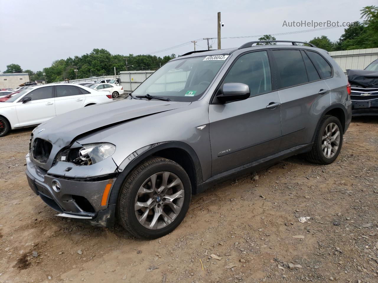 2011 Bmw X5 Xdrive35i Gray vin: 5UXZV4C54BL741355