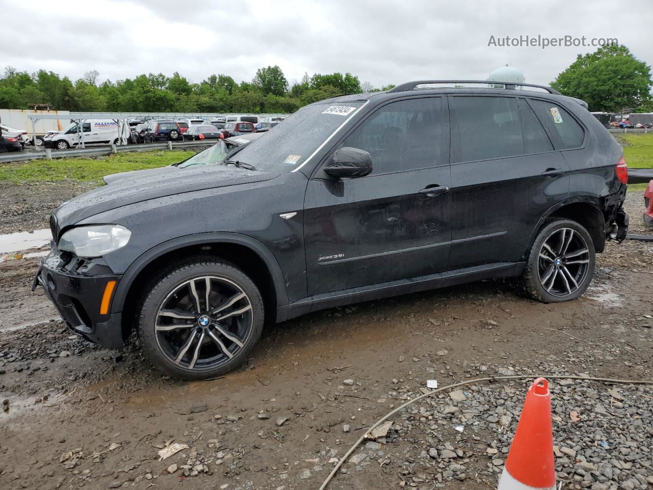 2012 Bmw X5 Xdrive35i Black vin: 5UXZV4C54CL747996