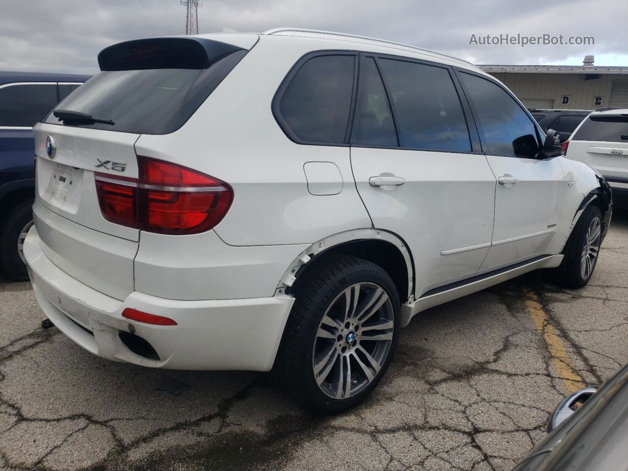 2012 Bmw X5 Xdrive35i White vin: 5UXZV4C54CL748906