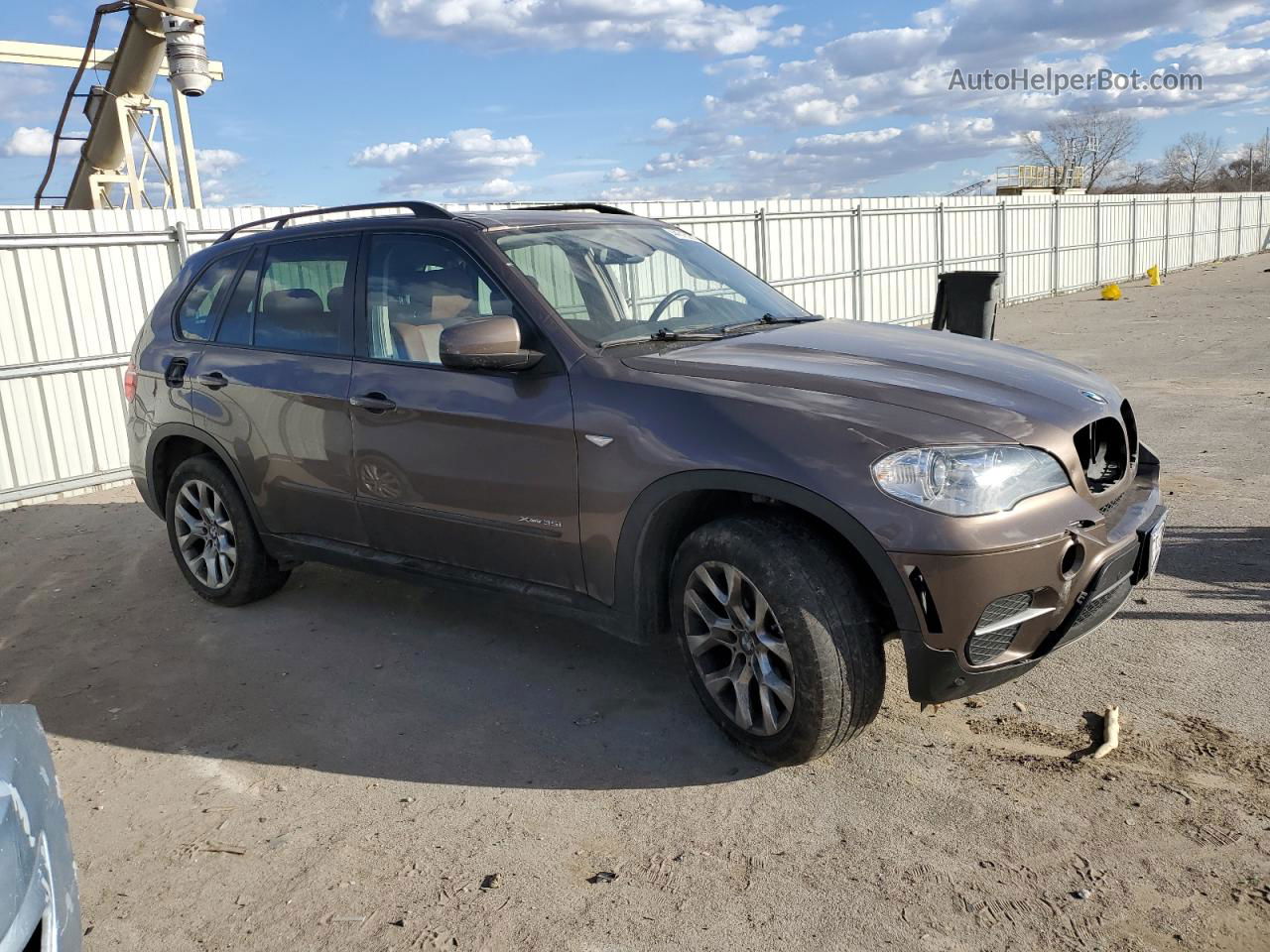 2012 Bmw X5 Xdrive35i Brown vin: 5UXZV4C54CL752714