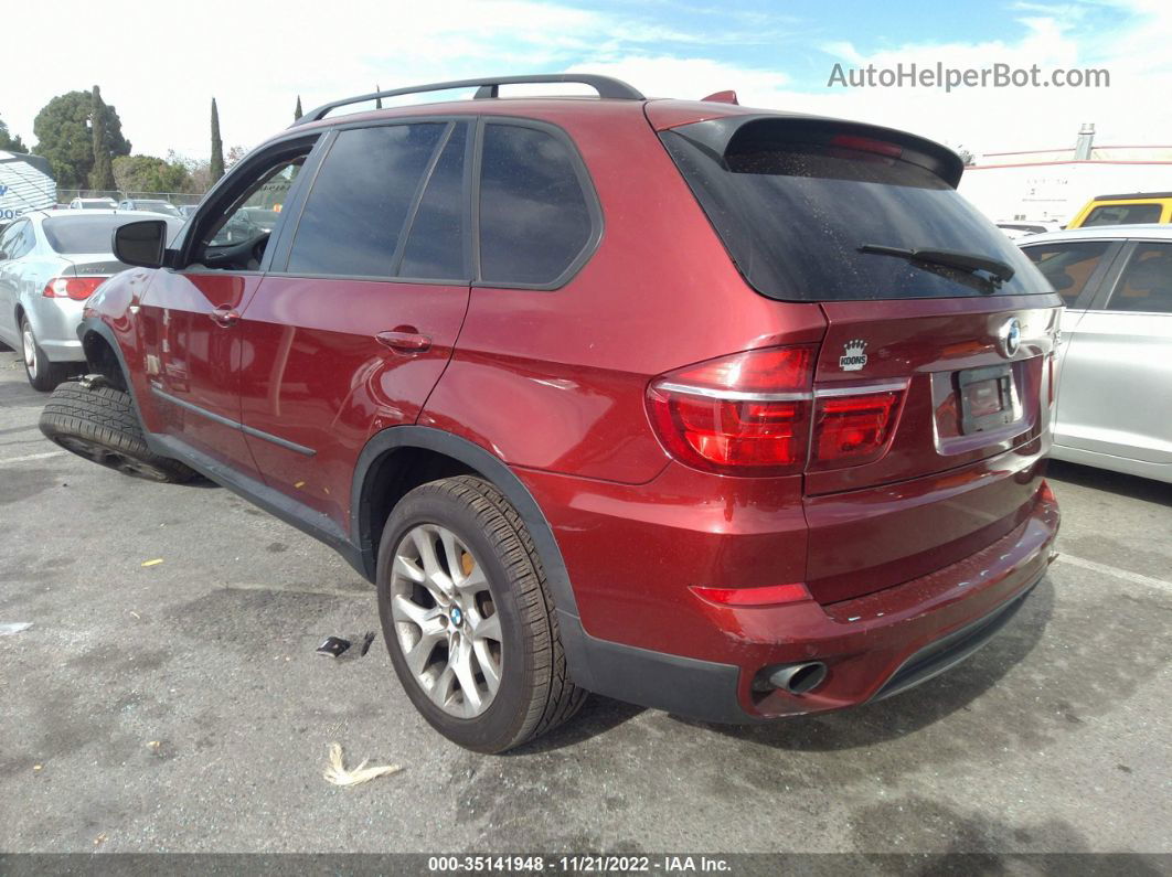 2012 Bmw X5 35i Maroon vin: 5UXZV4C54CL753488