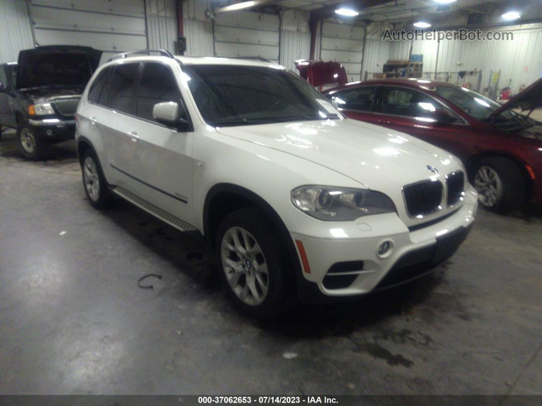 2012 Bmw X5 35i White vin: 5UXZV4C54CL753930