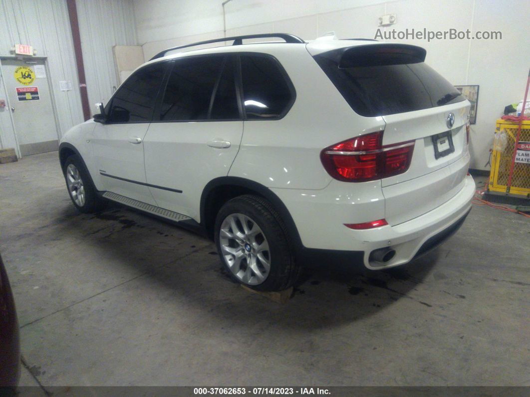 2012 Bmw X5 35i White vin: 5UXZV4C54CL753930