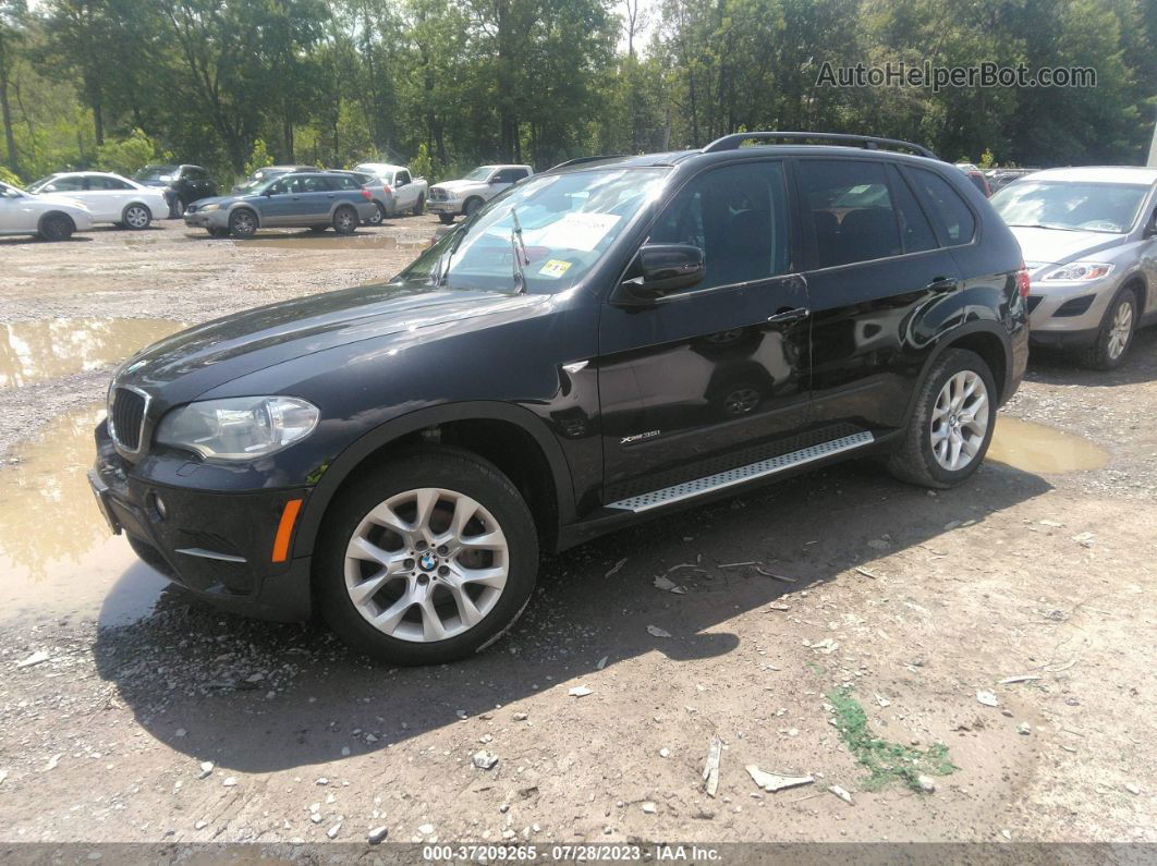 2012 Bmw X5 35i Black vin: 5UXZV4C54CL756875