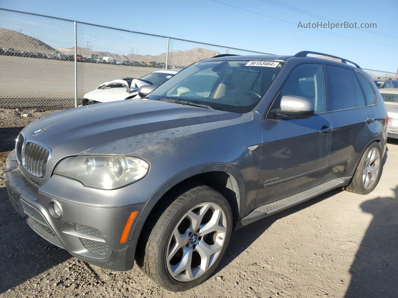 2012 Bmw X5 Xdrive35i Gray vin: 5UXZV4C54CL758643