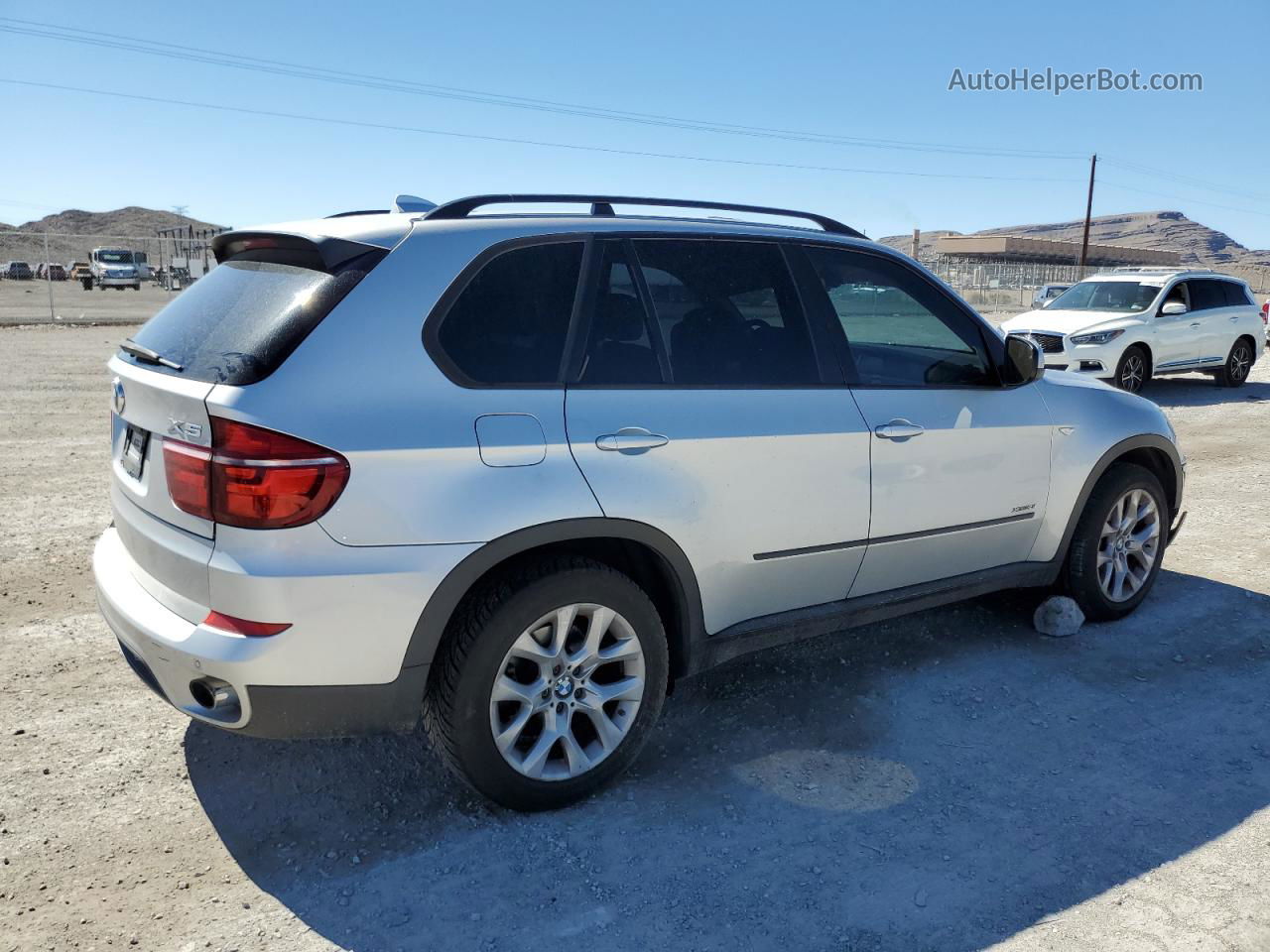 2012 Bmw X5 Xdrive35i Silver vin: 5UXZV4C54CL758691