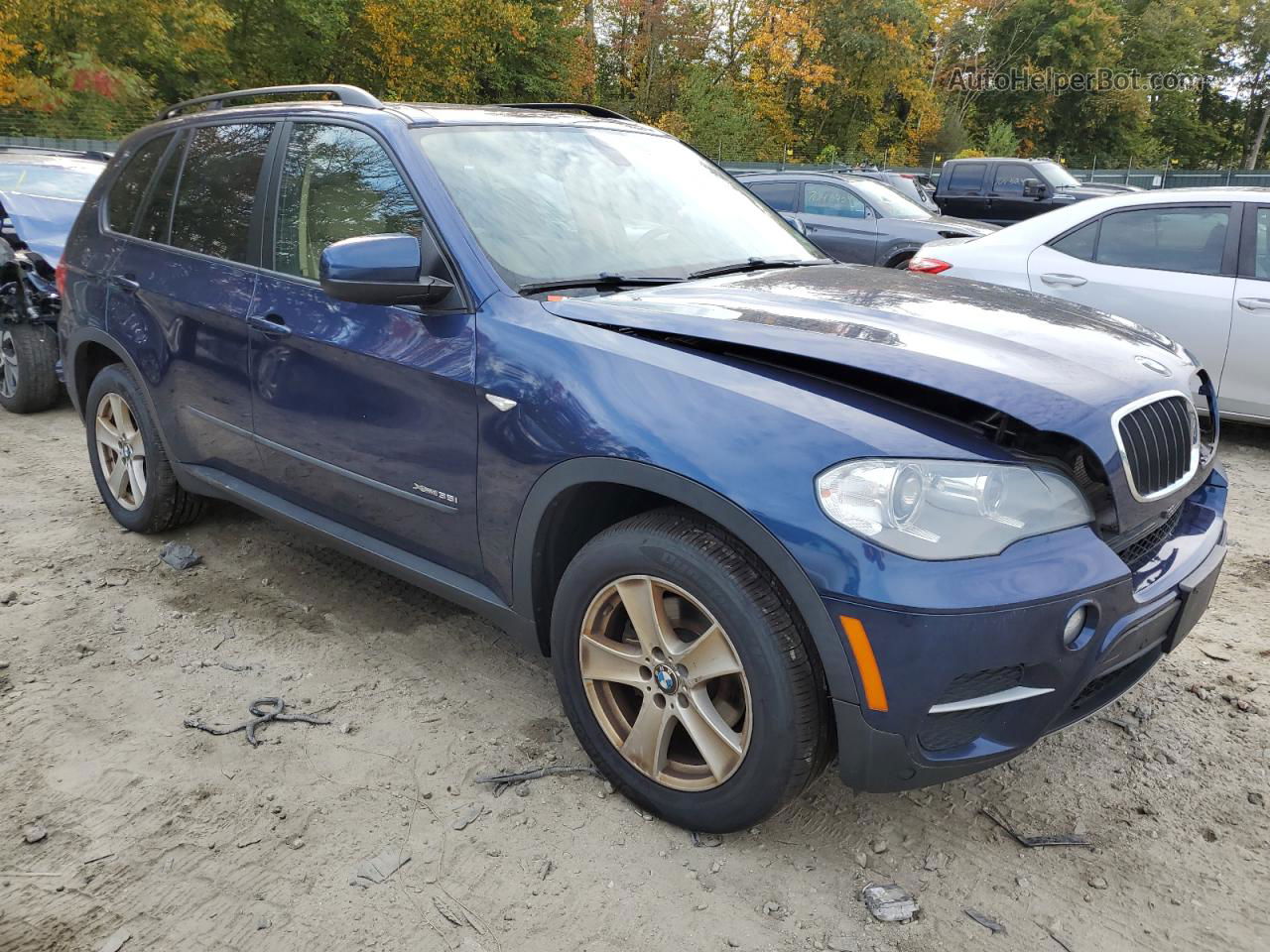 2012 Bmw X5 Xdrive35i Blue vin: 5UXZV4C54CL760408