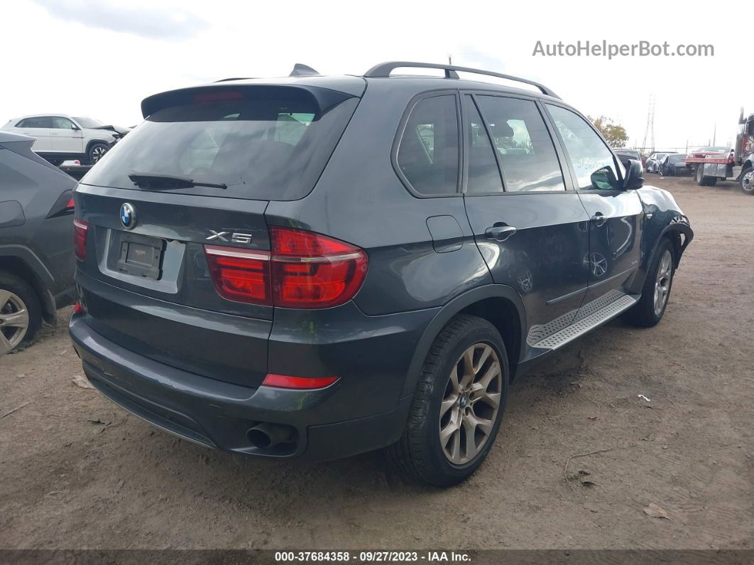 2012 Bmw X5 35i Gray vin: 5UXZV4C54CL765673