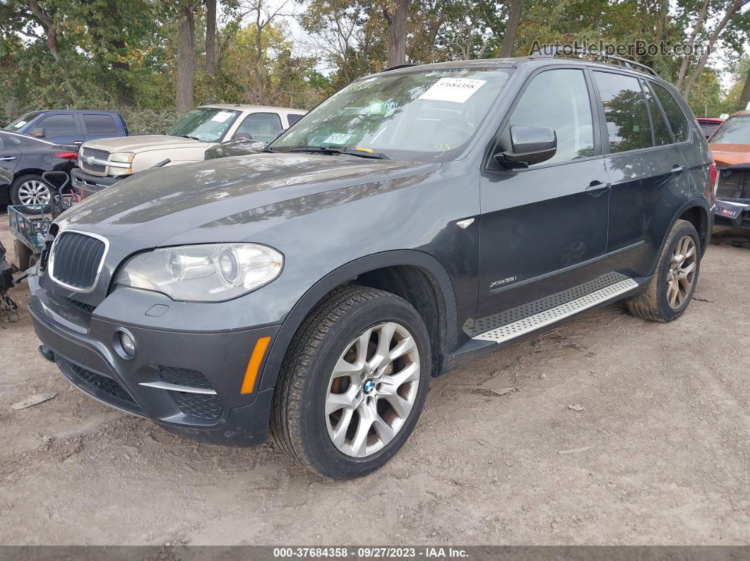 2012 Bmw X5 35i Gray vin: 5UXZV4C54CL765673