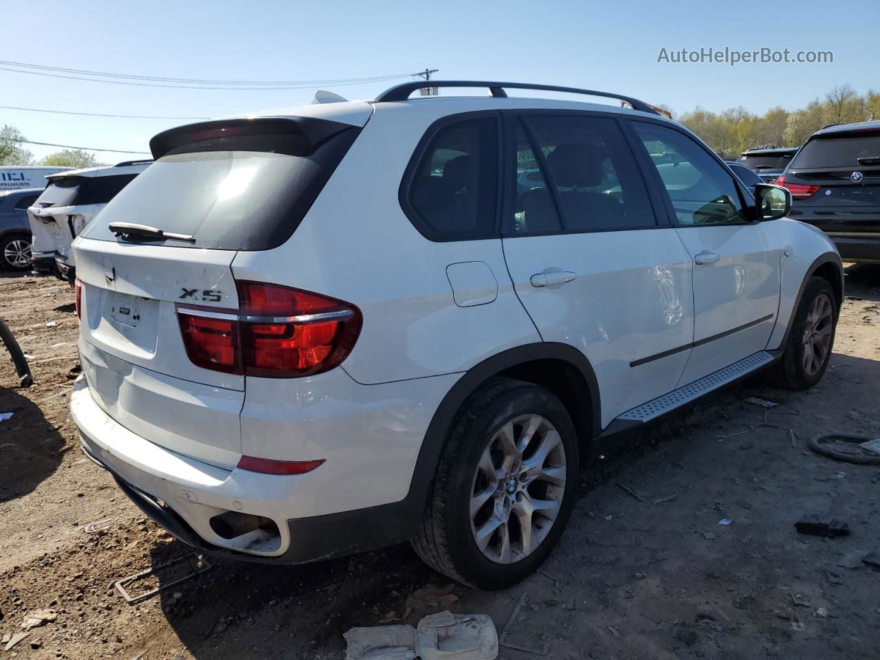 2012 Bmw X5 Xdrive35i White vin: 5UXZV4C54CL987548