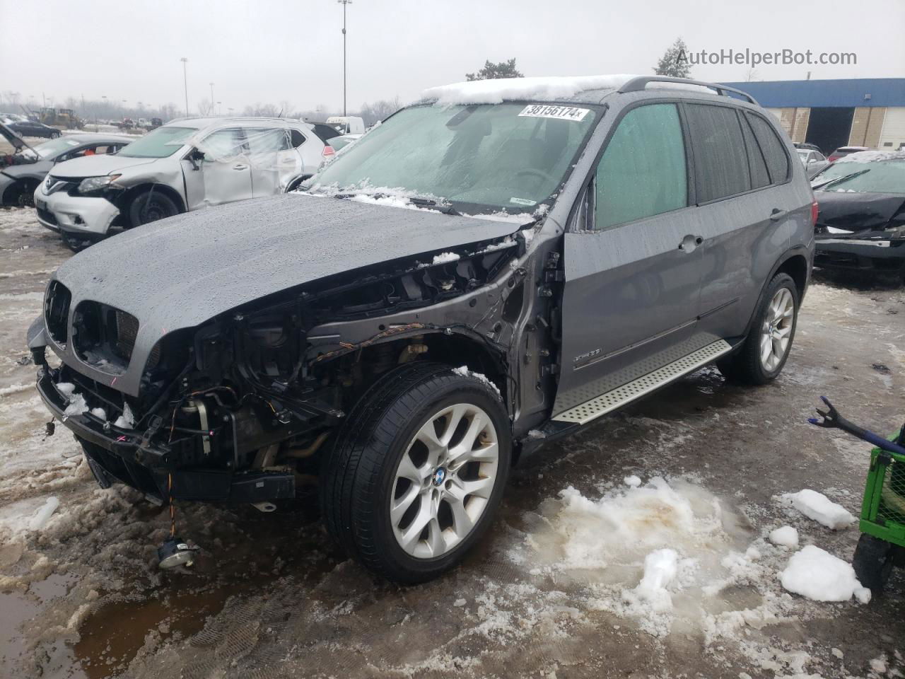 2011 Bmw X5 Xdrive35i Silver vin: 5UXZV4C55BL400191