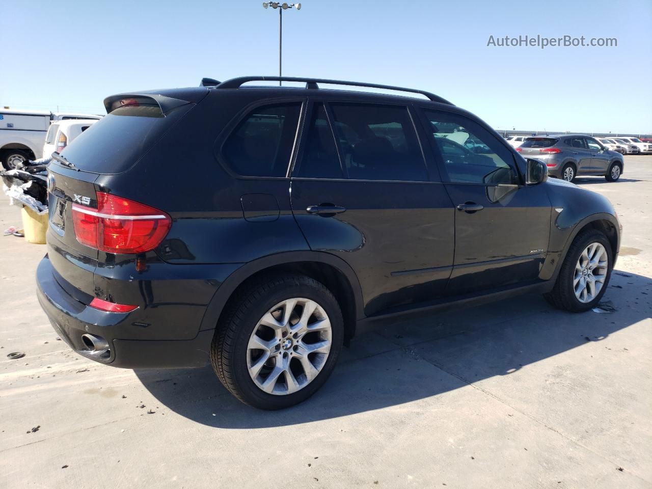 2011 Bmw X5 Xdrive35i Black vin: 5UXZV4C55BL400322