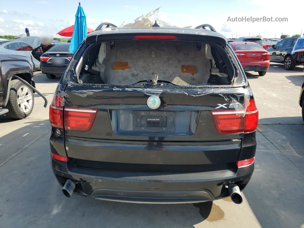 2011 Bmw X5 Xdrive35i Black vin: 5UXZV4C55BL408615