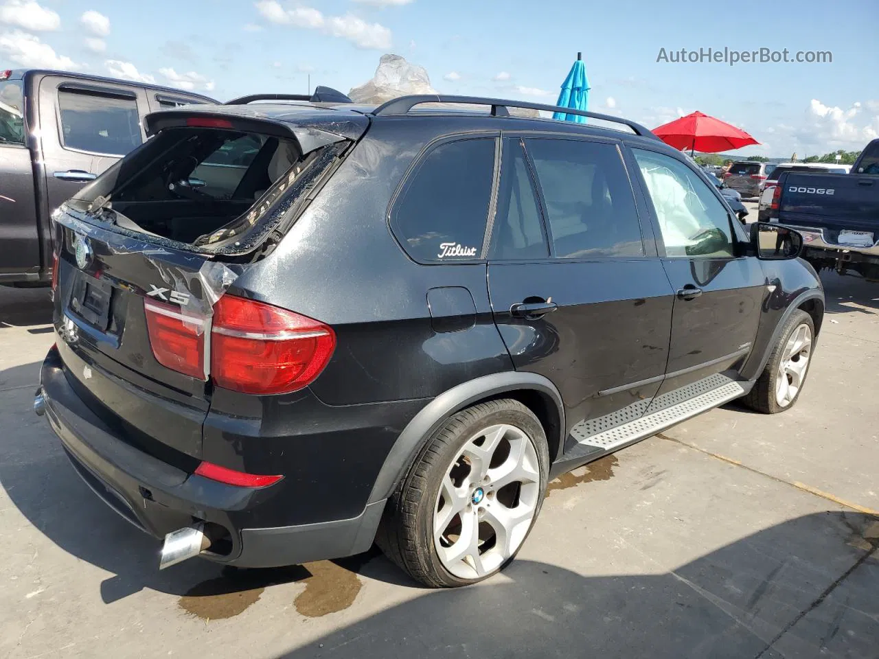 2011 Bmw X5 Xdrive35i Black vin: 5UXZV4C55BL408615