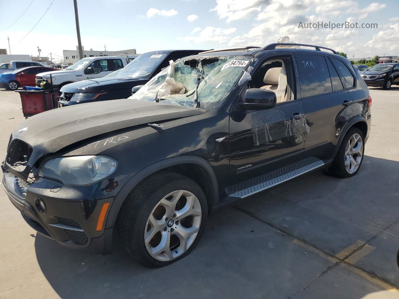 2011 Bmw X5 Xdrive35i Black vin: 5UXZV4C55BL408615