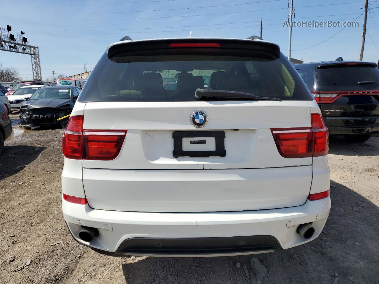 2011 Bmw X5 Xdrive35i White vin: 5UXZV4C55BL409456