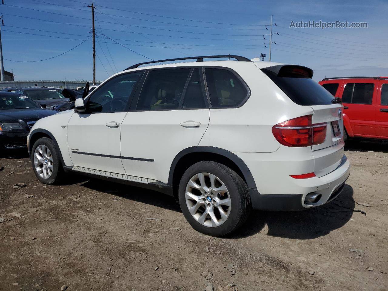 2011 Bmw X5 Xdrive35i White vin: 5UXZV4C55BL409456