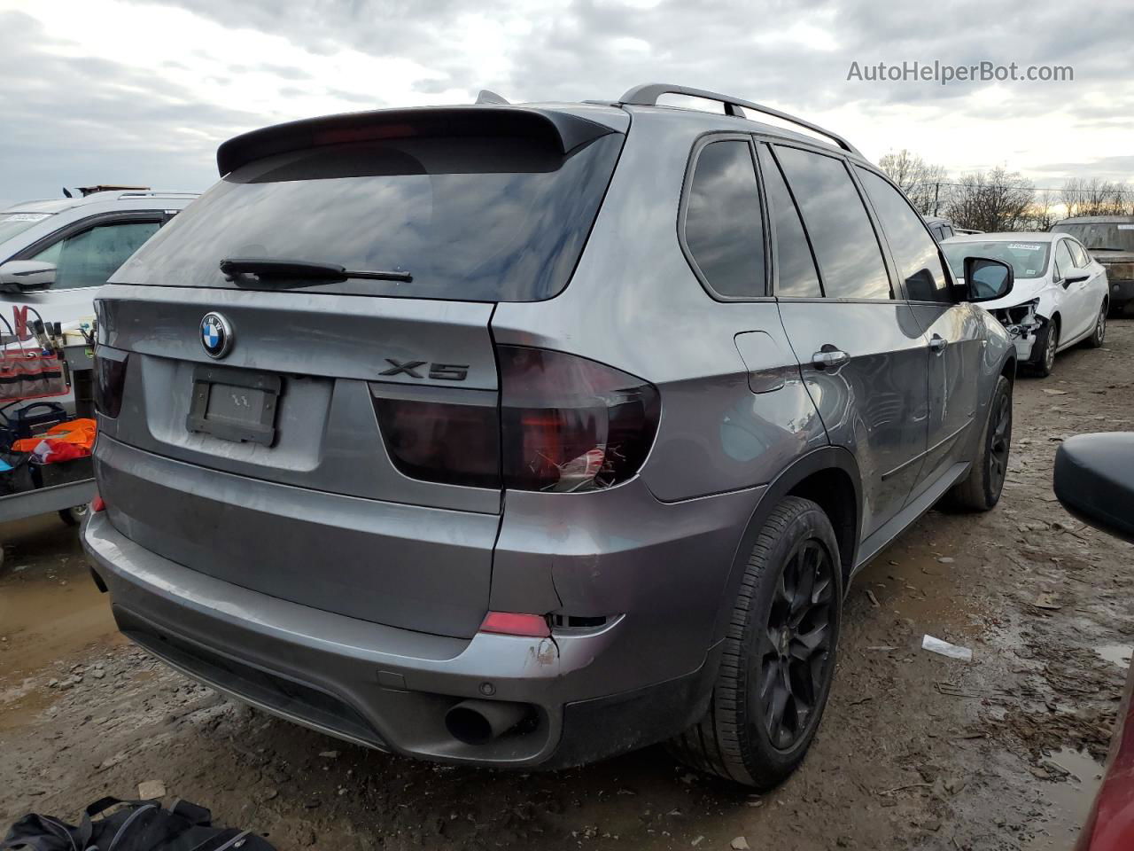 2011 Bmw X5 Xdrive35i Gray vin: 5UXZV4C55BL412955