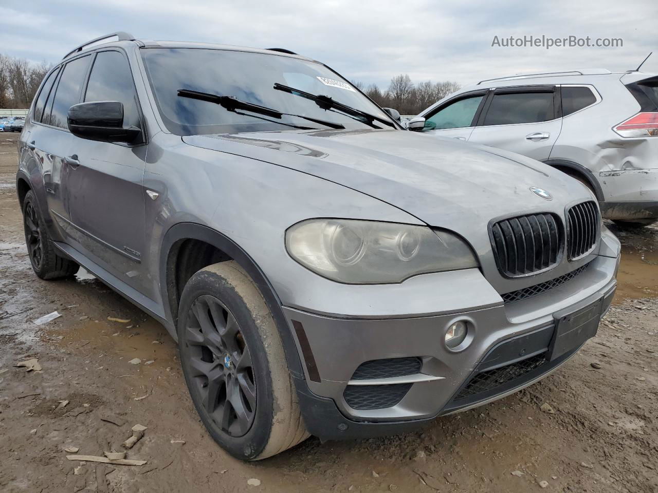 2011 Bmw X5 Xdrive35i Gray vin: 5UXZV4C55BL412955