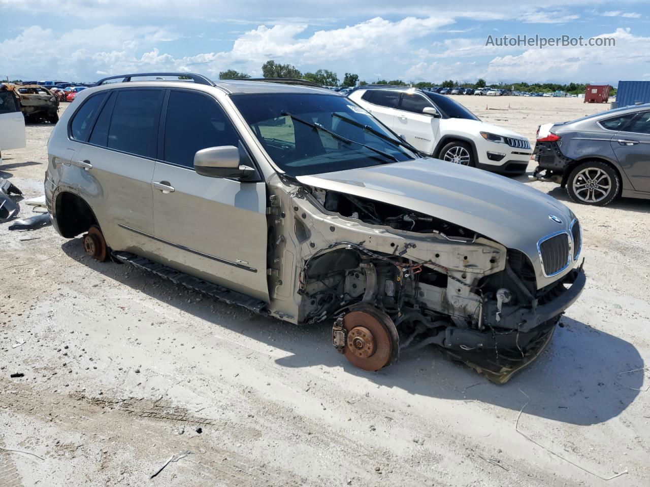 2011 Bmw X5 Xdrive35i Gold vin: 5UXZV4C55BL413197