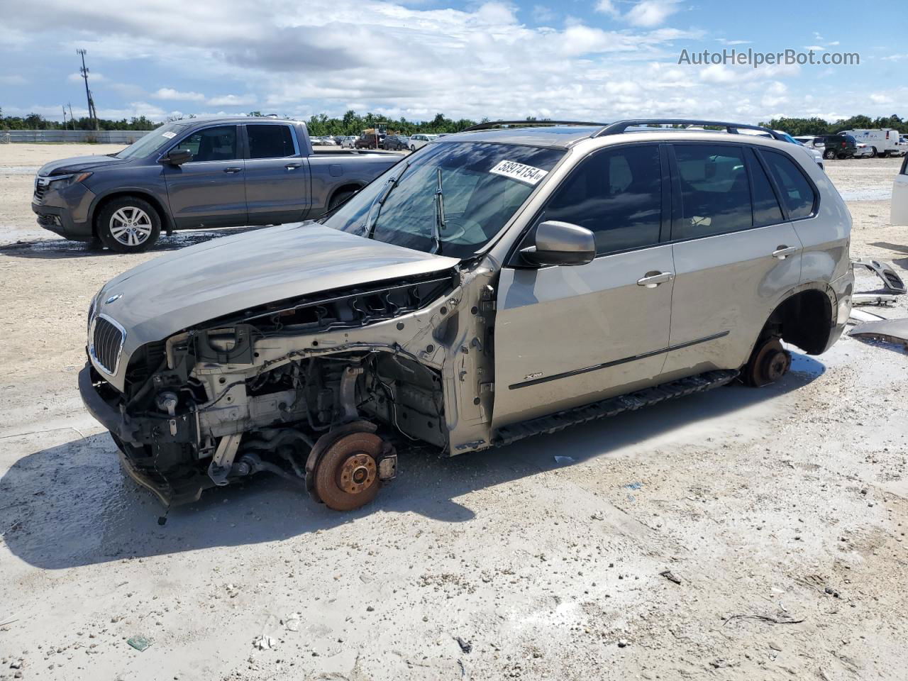 2011 Bmw X5 Xdrive35i Золотой vin: 5UXZV4C55BL413197