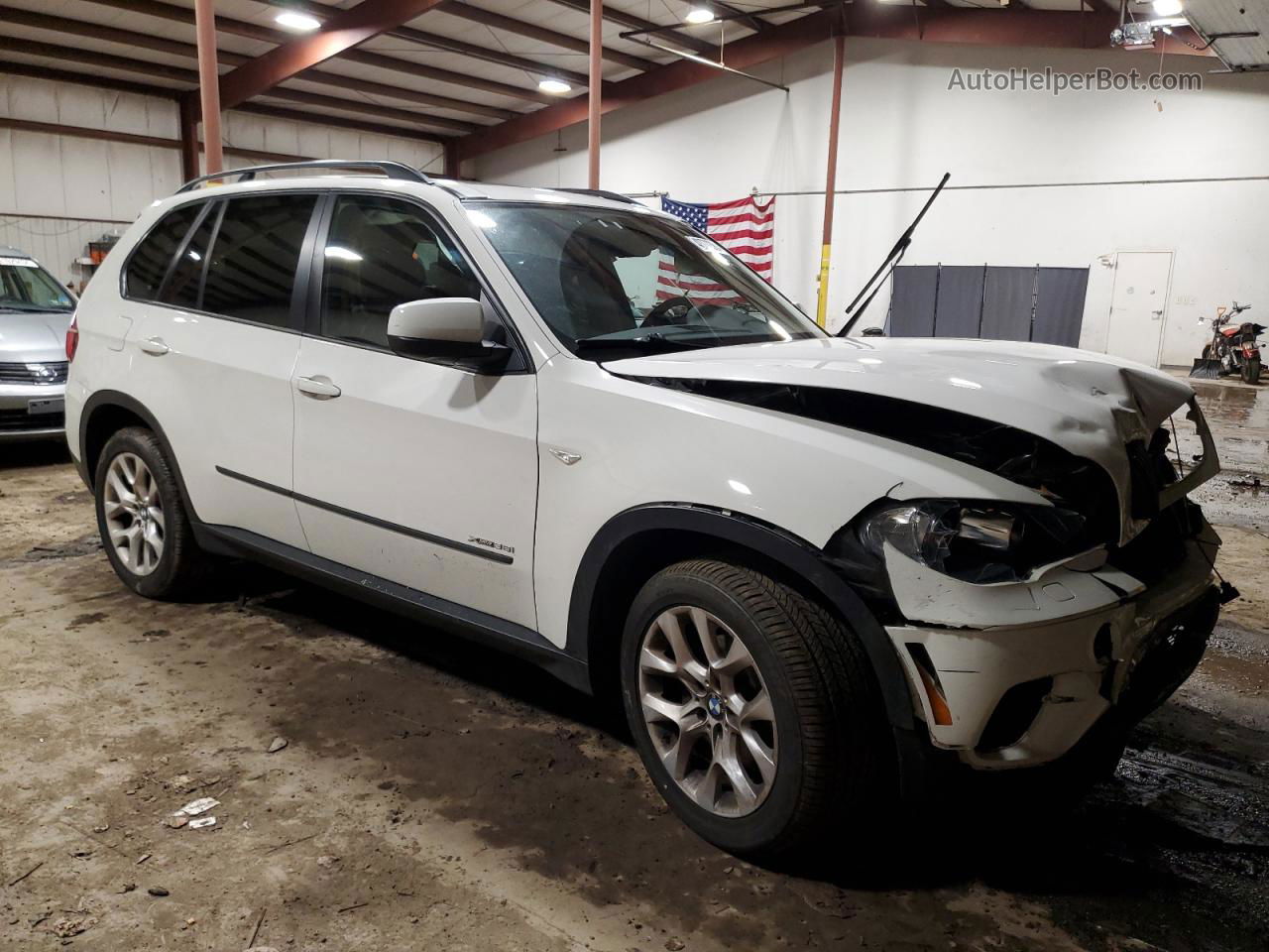 2011 Bmw X5 Xdrive35i White vin: 5UXZV4C55BL415175